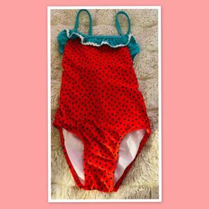 Toddler Girl Cat & Jack Strawberry Swimsuit - Size 4T